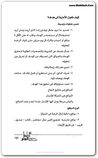 WWW.Maktbah.Net كتاب فن صناعة النجاح أسرار النجاح النفسي والتفوق - تأليف هاورد فيشر (3)