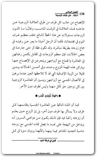 فنون غرفة النوم محمد حسان محمد السعيد محمد مختار www.maktbah.net 1