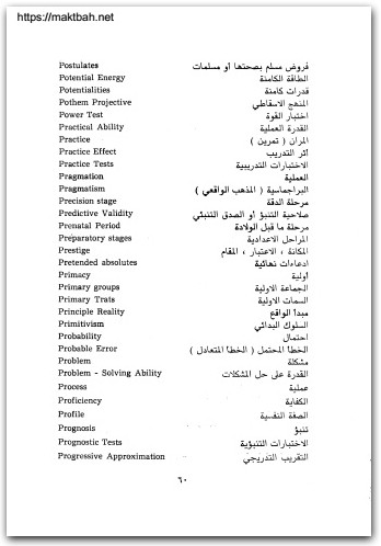 معجم المصطلحات النفسية والتربوية محمد مصطفى زيدان موقع المكتبة نت (2)