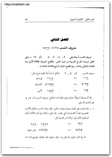 اللغة العبرية قواعد ونصوص سيد فرج راشد موقع المكتبة نت (1)