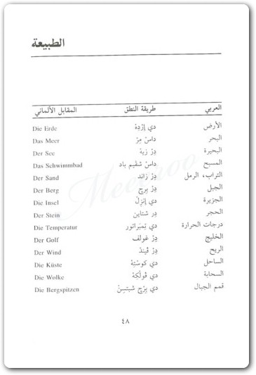تعلم اللغة الألمانية (1)